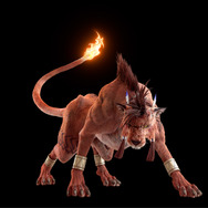 『FF7 リメイク』表参道ヒットビジョンに「レッドXIII」登場！大迫力の“巨大3D映像”公開中