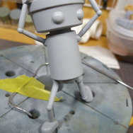 『ちびロボ！』が大好きなのにグッズも続編も無いから、3Dプリンターで等身大ジオラマを作ってみた