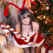 桜島麻衣（クリスマスver.）『青春ブタ野郎はバニーガール先輩の夢を見ない』／モデル：千夜未来