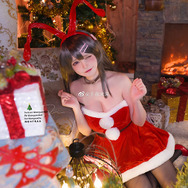 桜島麻衣（クリスマスver.）『青春ブタ野郎はバニーガール先輩の夢を見ない』／モデル：千夜未来