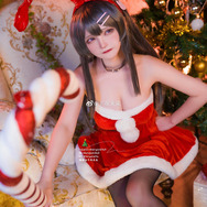 桜島麻衣（クリスマスver.）『青春ブタ野郎はバニーガール先輩の夢を見ない』／モデル：千夜未来