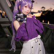 刻晴（制服バージョン）『原神』／モデル：逢坂ゆゆ、撮影：tama