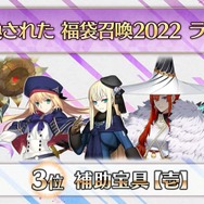 『FGO』「福袋召喚2022」でユーザーが最も注目したのは？ 公式がベスト3を発表