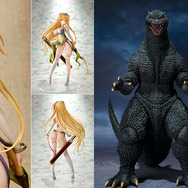 「エルフ村 第1村人 アルシェイル アンテナショップ限定版 1/6スケール完成品フィギュア」（C）VERTEX「S.H.MonsterArts ゴジラ (2004) 『ゴジラ FINAL WARS』」TM ＆（C）TOHO CO.， LTD.