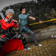 ディルムッド、エミヤ『Fate/Grand Order』／モデル：Akihito、MASA、撮影：乃木章