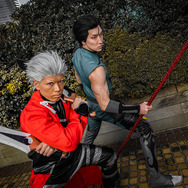 ディルムッド、エミヤ『Fate/Grand Order』／モデル：Akihito、MASA、撮影：乃木章