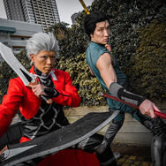 ディルムッド、エミヤ『Fate/Grand Order』／モデル：Akihito、MASA、撮影：乃木章