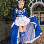 アルトリア(カルデアメイド)『Fate/Grand Order』/モデル:deco、撮影:乃木章