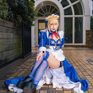 アルトリア(カルデアメイド)『Fate/Grand Order』/モデル:deco、撮影:乃木章