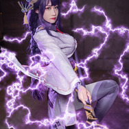 雷電将軍『原神』／モデル：ましょこ、撮影：乃木章