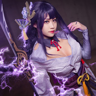 雷電将軍『原神』／モデル：ましょこ、撮影：乃木章