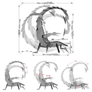 まるでラスボスの椅子…!近未来的な「サソリ型ゲーミングチェア」約66万円で販売開始
