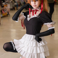 アスカ（ゴスロリ）『新世紀エヴァンゲリオン』／モデル：赤木クロ、撮影：tama