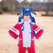 ツインターボ『ウマ娘 プリティーダービー』／モデル：中野べこ、撮影：ダリ（Twitter：@dali_cameko）