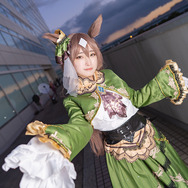 サトノダイヤモンド『ウマ娘 プリティーダービー』／モデル：あぐり、撮影：乃木章（Twitter：@Osefly）