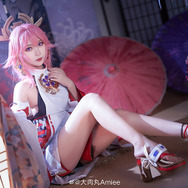 八重神子『原神』／モデル：大肉丸Amiee