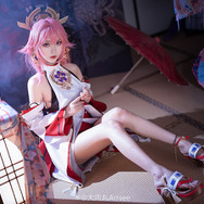 八重神子『原神』／モデル：大肉丸Amiee