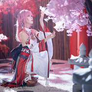 八重神子『原神』／モデル：大肉丸Amiee