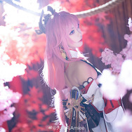 八重神子『原神』／モデル：大肉丸Amiee