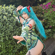 初音ミク／モデル：つなめる、撮影：乃木章