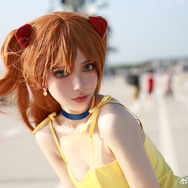 アスカ『新世紀エヴァンゲリオン』／モデル：炭烤莉莉黑、撮影：寒羽信KOKAKI_MarkII 、レタッチ：Akirara当当当