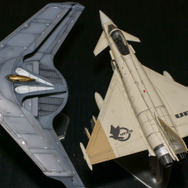 『エースコンバット』コトブキヤ1/144「X-49 ナイトレーベン」プラモデルレビュー!巨大で特異なフォルムを体感出来る魅惑のキットで「挟まっちまった」も試した