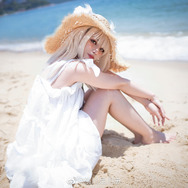 海辺のネコ／モデル：横川是川崽