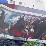 『モンハンライズ:サンブレイク』新宿に「メル・ゼナ」出現!今にも狩りたくなる、大迫力の3D立体映像