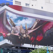 『モンハンライズ:サンブレイク』新宿に「メル・ゼナ」出現!今にも狩りたくなる、大迫力の3D立体映像