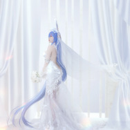 ニュージャージー（ケッコン衣装「スノーブライドラブ」）『アズールレーン』／モデル：Ruby蘸酱美美