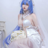 ニュージャージー（ケッコン衣装「スノーブライドラブ」）『アズールレーン』／モデル：Ruby蘸酱美美