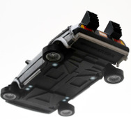 空中に浮かぶフィギュア！？「バック・トゥ・ザ・フューチャーPartII」のデロリアンが8月に発売