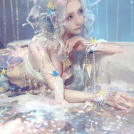 中国MMORPG『逆水寒』（スキン「灵珠饮月」）／モデル：走路摇ZLY