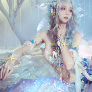 中国MMORPG『逆水寒』（スキン「灵珠饮月」）／モデル：走路摇ZLY