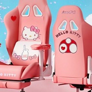 「ハローキティ」「シナモン」コラボのゲーミングチェアがお買い得！部屋に置くだけで癒される可愛さ