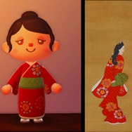 『あつまれ どうぶつの森』に日本美術をモチーフにした「ぶんかつ島」が登場！「見返り美人図」風のマイデザインも