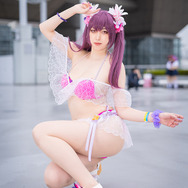 スカサハ=スカディ（水着）『Fate/Grand Order』／照井るゐ（@rui_cos_L）、撮影：乃木章