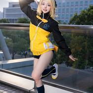 鏡音リン「VOCALOID」/モデル:凸守たかね、撮影:tama