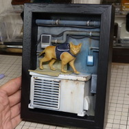 無いなら作っちゃえ！『Stray』猫ちゃんが可愛いすぎて壁掛けヴィネット作ってみた－塗装・完成編