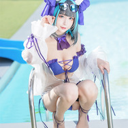 チェシャー『アズールレーン』／箱ネコ（@hakonyanya）、撮影：凸ポン（@dekoponP）