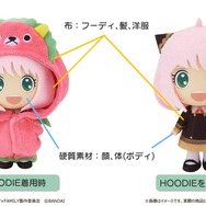 「SPY×FAMILY」アーニャのカワイイフードを着せ替えできる！フィギュア×ぬいぐるみが新登場