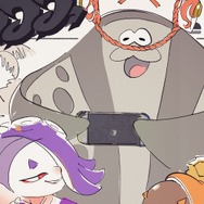 『スプラトゥーン3』フェスに向けたイラストが公開!スイッチで遊ぶ“マンタロー”に「どうやって操作してんの?」とツッコミ続出