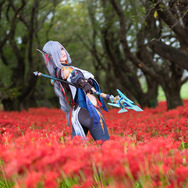 申鶴『原神』／ましょこ（@MasyoCos）、撮影：fken（@fken69）