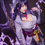雷電将軍『原神』／ましょこ（@MasyoCos）、撮影：乃木章（@Osefly）
