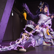 雷電将軍『原神』／ましょこ（@MasyoCos）、撮影：乃木章（@Osefly）