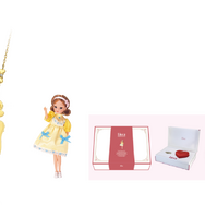 「2ndモデル」バラの髪飾りと厚底のマグネットシューズの2代目リカちゃん〔1972年～〕がモチーフ。