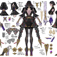 「ベヨネッタ」は、肩出しニット&ジーンズな“私服姿”もスタイリッシュ！情報たっぷりなデザイン画が読むだけで面白い