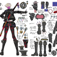 「ベヨネッタ」は、肩出しニット&ジーンズな“私服姿”もスタイリッシュ！情報たっぷりなデザイン画が読むだけで面白い