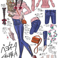「ベヨネッタ」は、肩出しニット&ジーンズな“私服姿”もスタイリッシュ！情報たっぷりなデザイン画が読むだけで面白い