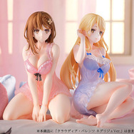 ライザ」と「クラウディア」がネグリジェ姿でフィギュアに！頬を